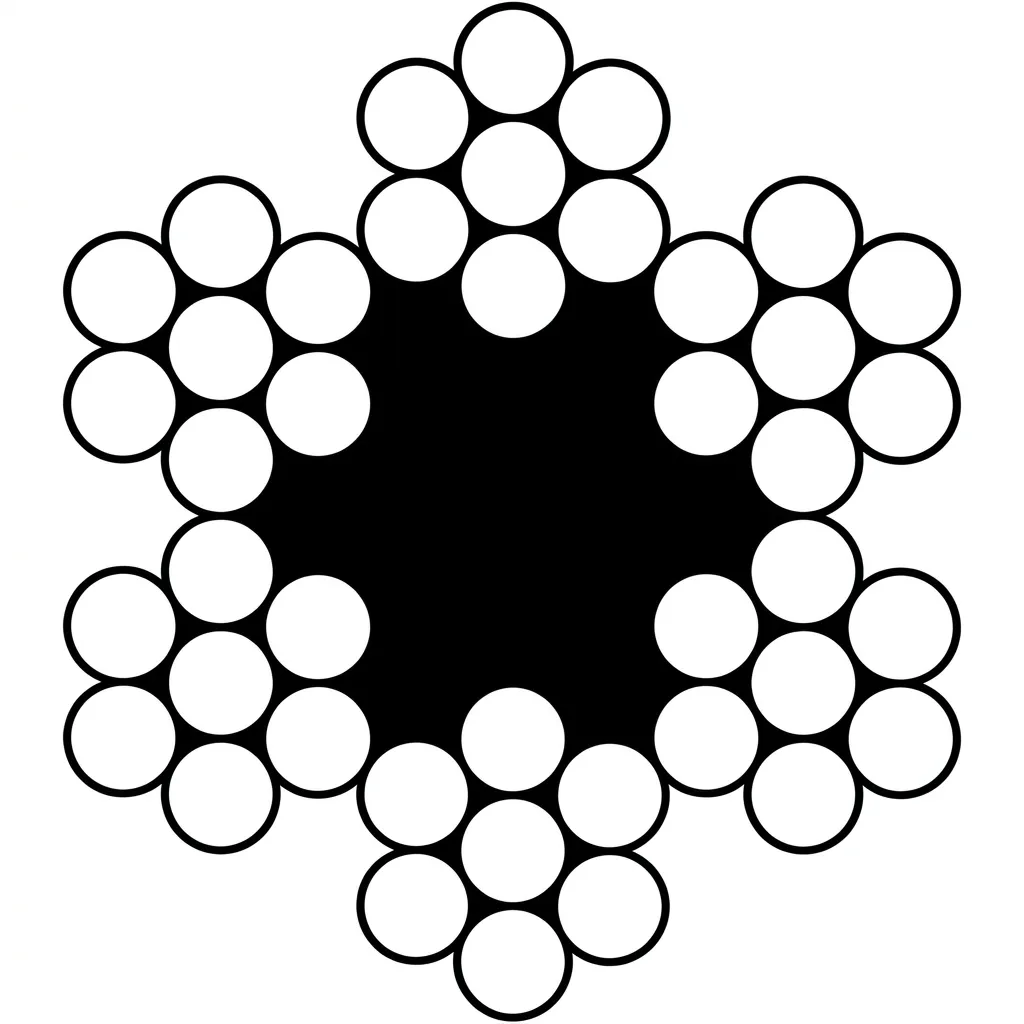 Cabo de Aço 6x7AF Polido